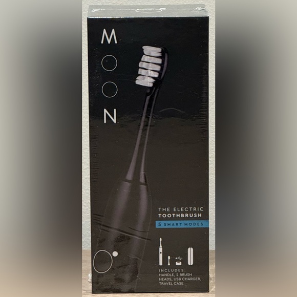 Moon Electric Toothbrush - Black - Picture 1 of 5